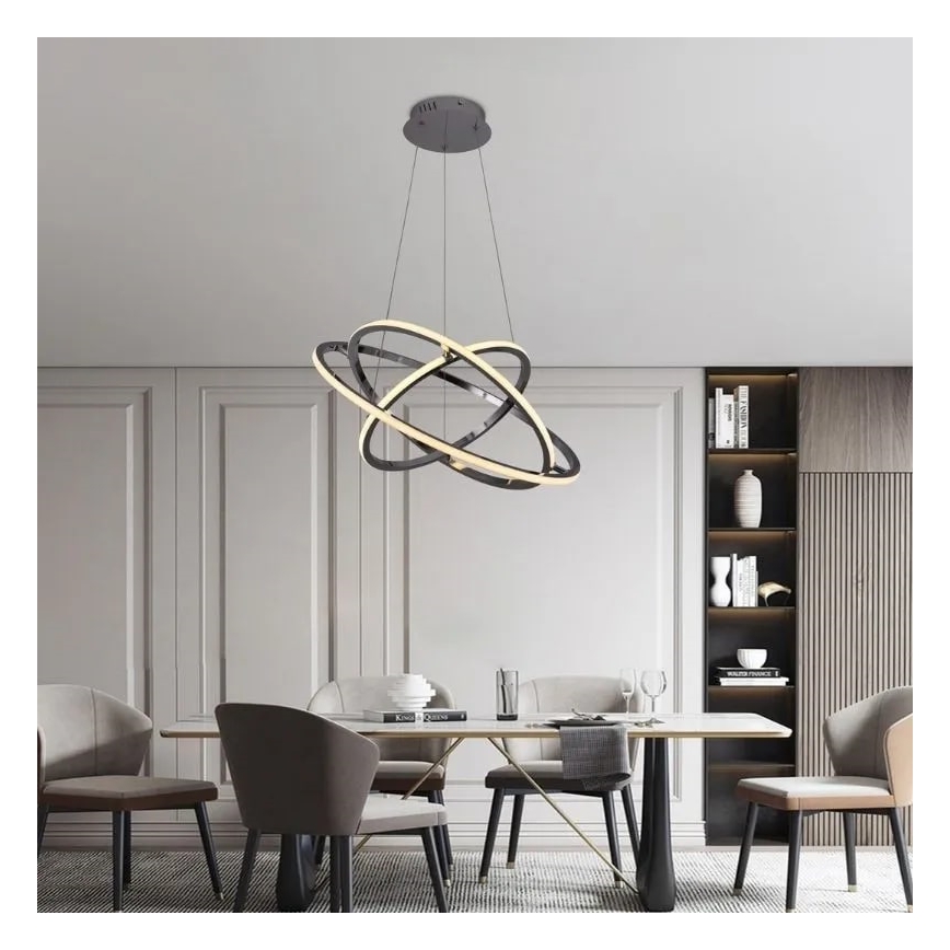 LED pendel dæmpbar LED/105W/230V 3000-6500K + fjernbetjening