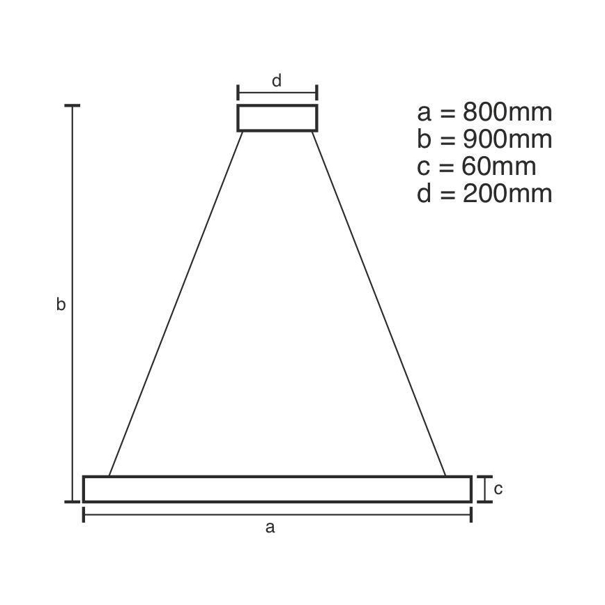 LED pendel dæmpbar LED/110W/230V 3000-6500K + fjernbetjening