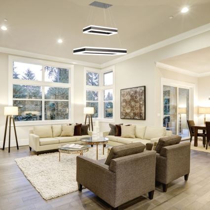 LED pendel dæmpbar LED/113W/230V 3000K brun