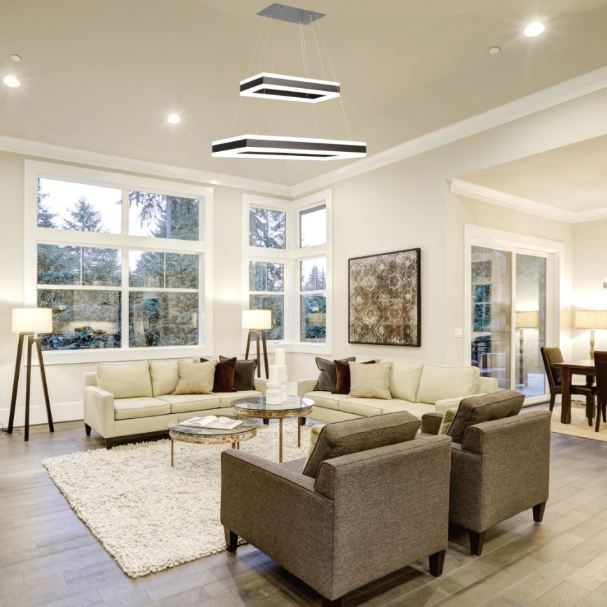 LED pendel dæmpbar LED/113W/230V 3000K brun