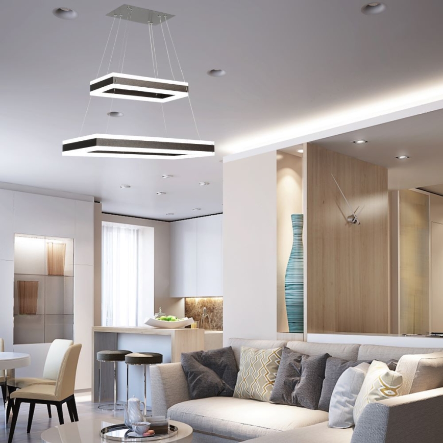 LED pendel dæmpbar LED/113W/230V 3000K brun
