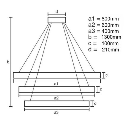 LED Krystalpendel dæmpbar LED/115W/230V 3000-6500K skinnende krom + fjernbetjening