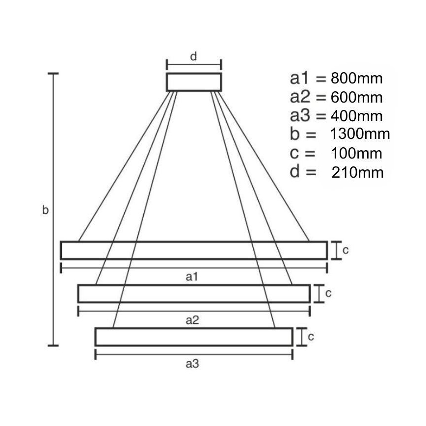 LED Krystalpendel dæmpbar LED/115W/230V 3000-6500K skinnende krom + fjernbetjening