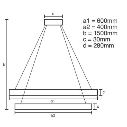 LED krystalpendel dæmpbar LED/115W/230V 3000-6500K sølvfarvet + fjernbetjening