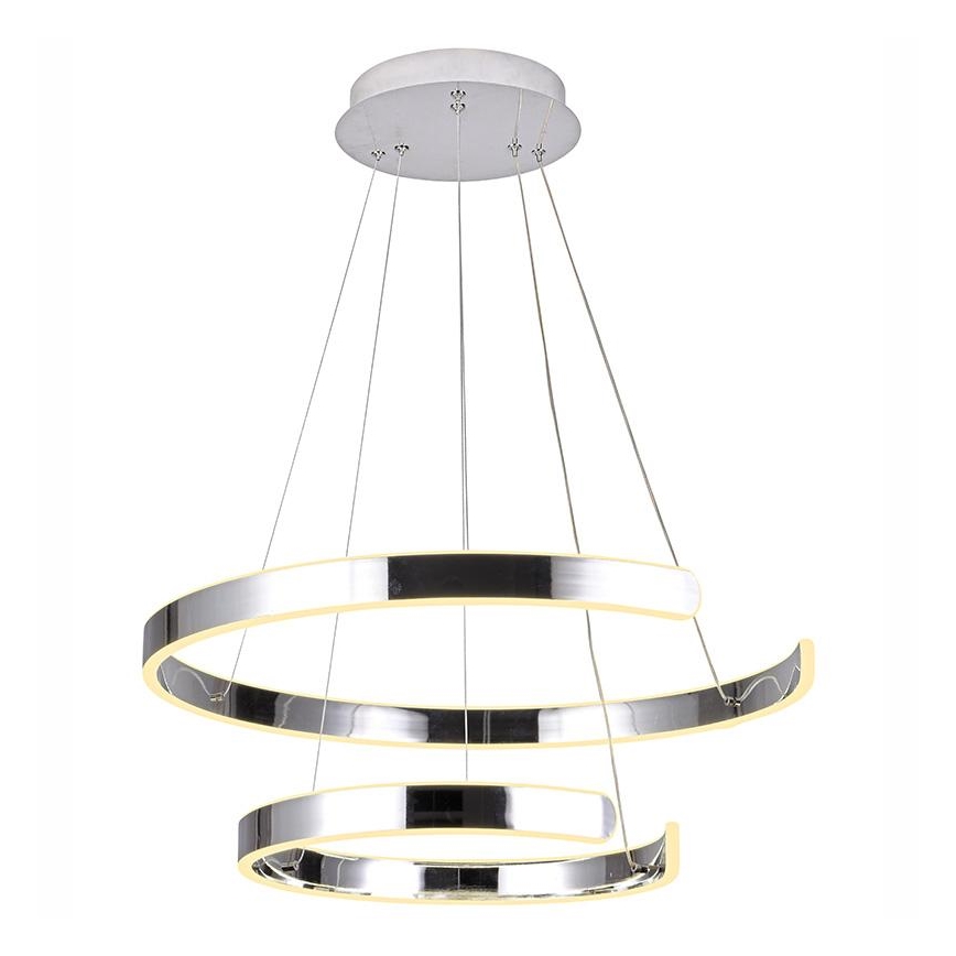 LED pendel dæmpbar LED/120W/230V 3000-6500K diameter 60 cm + fjernbetjening