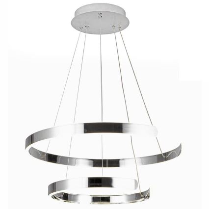 LED pendel dæmpbar LED/120W/230V 3000-6500K diameter 60 cm + fjernbetjening