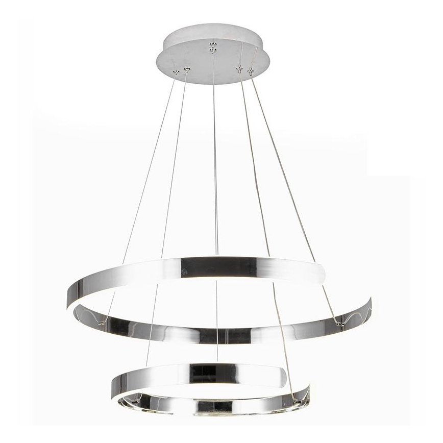 LED pendel dæmpbar LED/120W/230V 3000-6500K diameter 60 cm + fjernbetjening