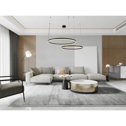 LED pendel dæmpbar LED/128W/230V 3000-6500K + fjernbetjening