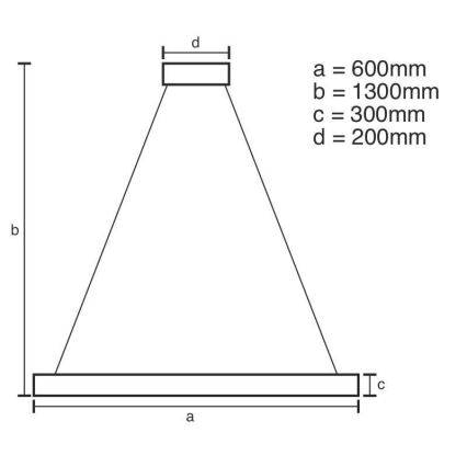 LED krystalpendel dæmpbar LED/130W/230V 3000-6500K guldfarvet + fjernbetjening