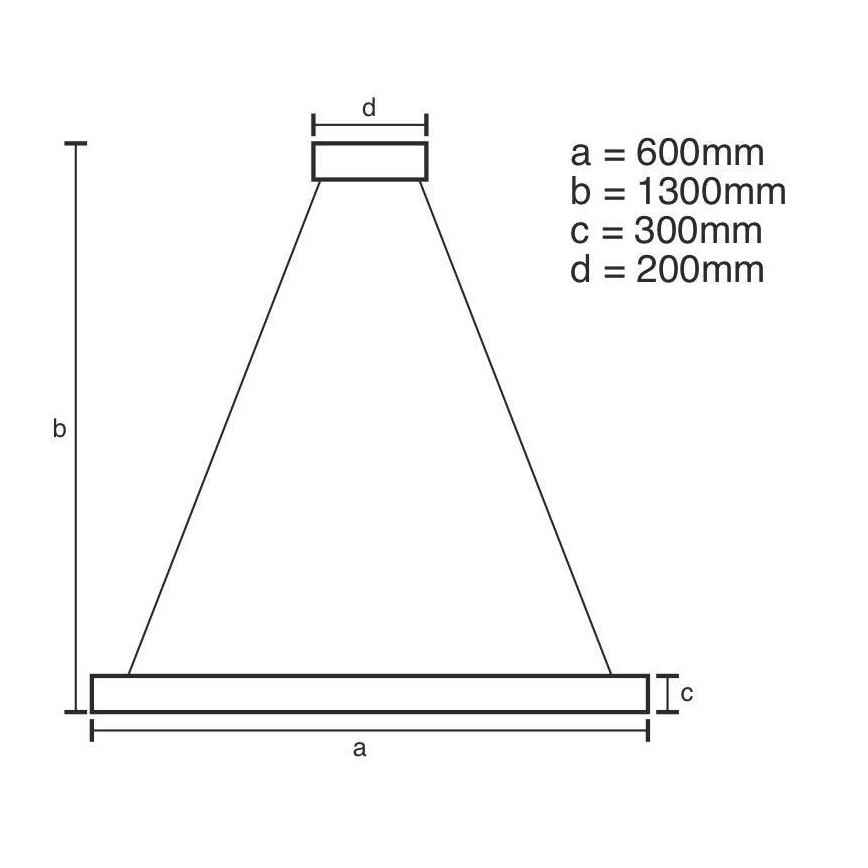 LED krystalpendel dæmpbar LED/130W/230V 3000-6500K guldfarvet + fjernbetjening