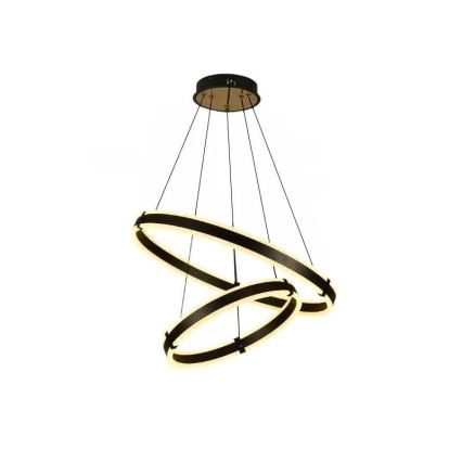 LED pendel dæmpbar LED/140W/230V 3000-6500K diameter 60 cm + fjernbetjening