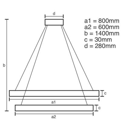 LED krystalpendel dæmpbar LED/160W/230V 3000-6500K sølvfarvet + fjernbetjening