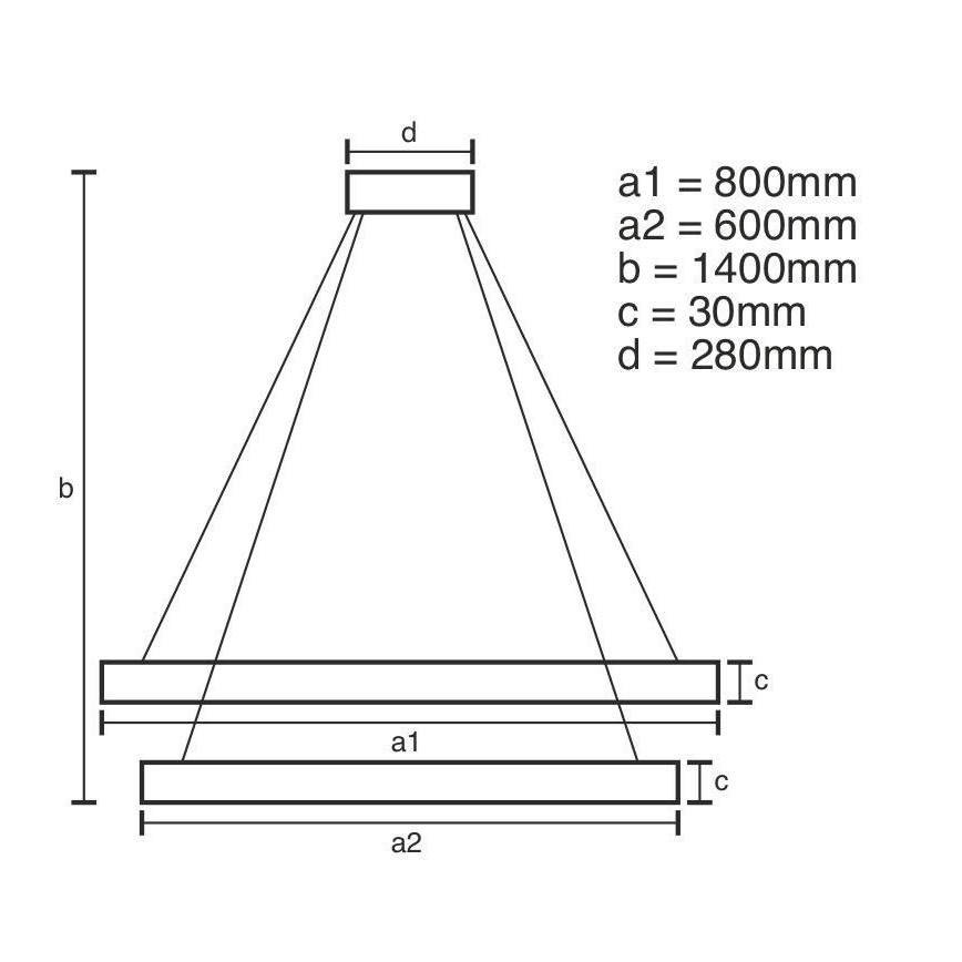LED krystalpendel dæmpbar LED/160W/230V 3000-6500K sølvfarvet + fjernbetjening