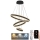 LED pendel dæmpbar LED/165W/230V 3000-6500K diameter 60 cm + fjernbetjening