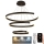LED pendel dæmpbar LED/220W/230V 3000-6500K diameter 80 cm + fjernbetjening