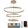 LED pendel dæmpbar LED/220W/230V 3000-6500K diameter 80 cm + fjernbetjening