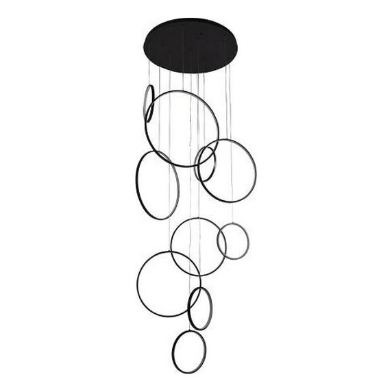LED pendel dæmpbar LED/290W/230V 3000-6500K diameter 60 cm + fjernbetjening