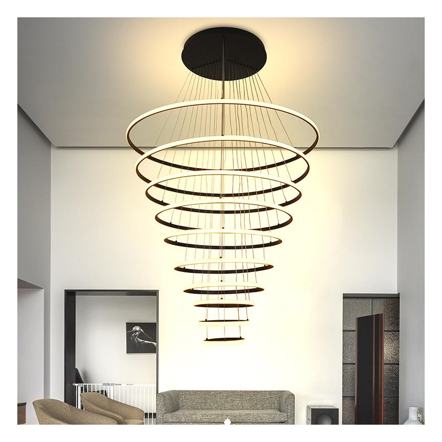 LED pendel dæmpbar LED/365W/230V 3000-6500K + fjernbetjening