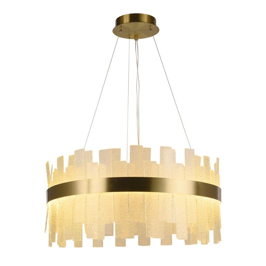 LED Dæmpbar krystal pendel på snor LED/40W/230V 3000-6500K + fjernbetjening