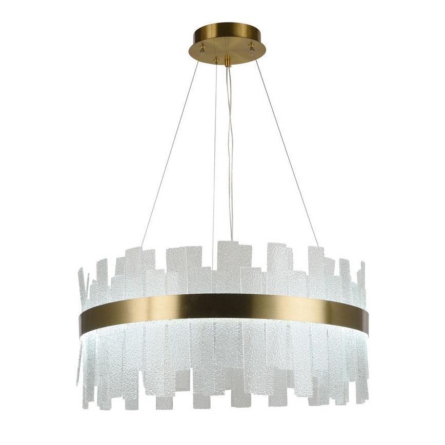 LED Dæmpbar krystal pendel på snor LED/40W/230V 3000-6500K + fjernbetjening
