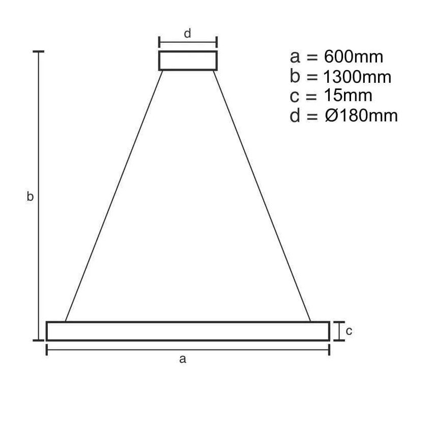 LED pendel dæmpbar LED/40W/230V 3000-6500K + fjernbetjening