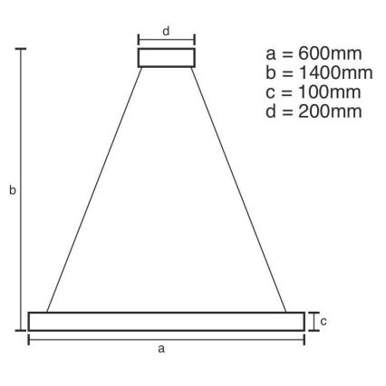LED Krystalpendel dæmpbar LED/40W/230V 3000-6500K skinnende krom + fjernbetjening