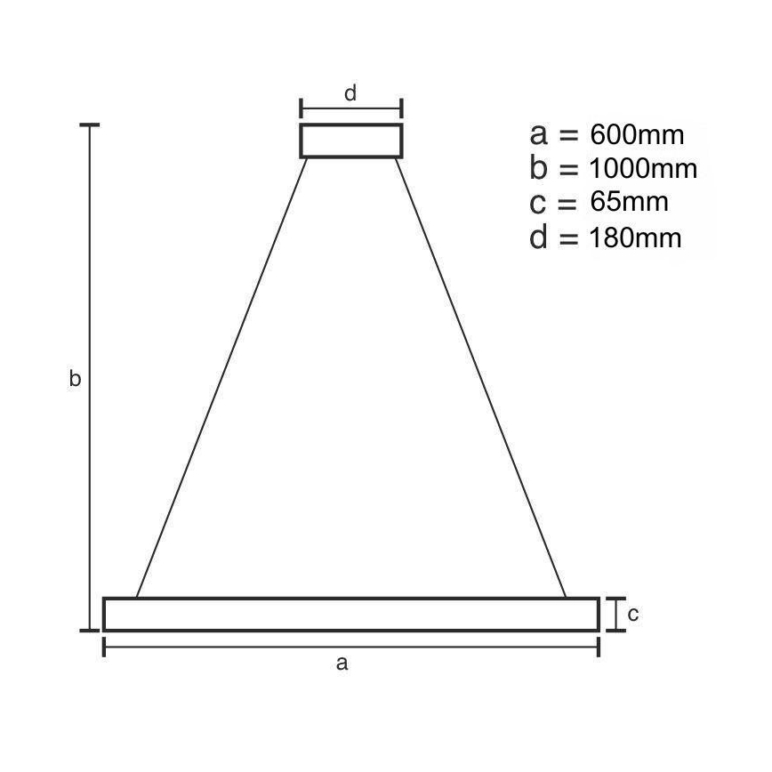 LED Krystalpendel dæmpbar LED/40W/230V 3000-6500K skinnende krom + fjernbetjening