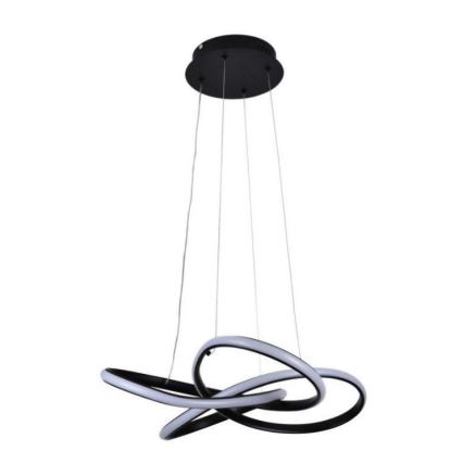 LED pendel dæmpbar LED/40W/230V 3000-6500K diameter 48 cm sort + fjernbetjening