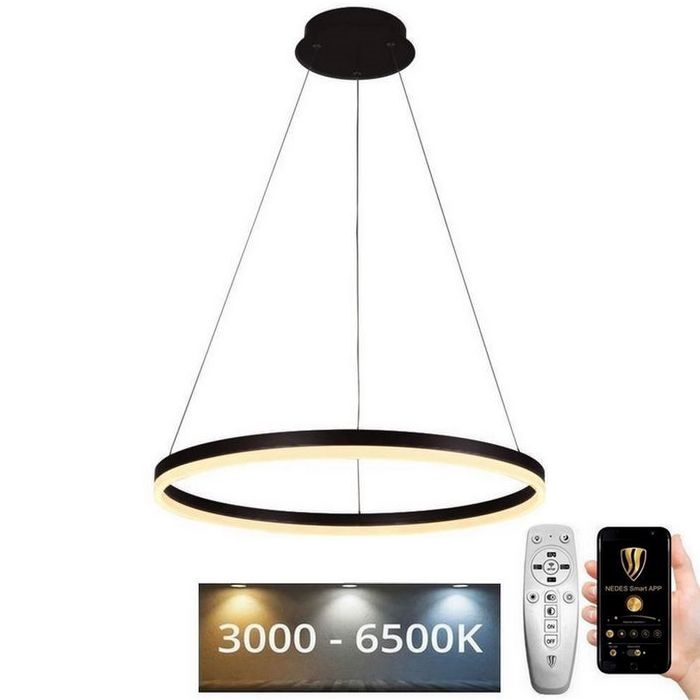 LED pendel dæmpbar LED/42W/230V 3000-6500K diameter 60 cm + fjernbetjening