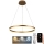 LED pendel dæmpbar LED/42W/230V 3000-6500K diameter 60 cm + fjernbetjening