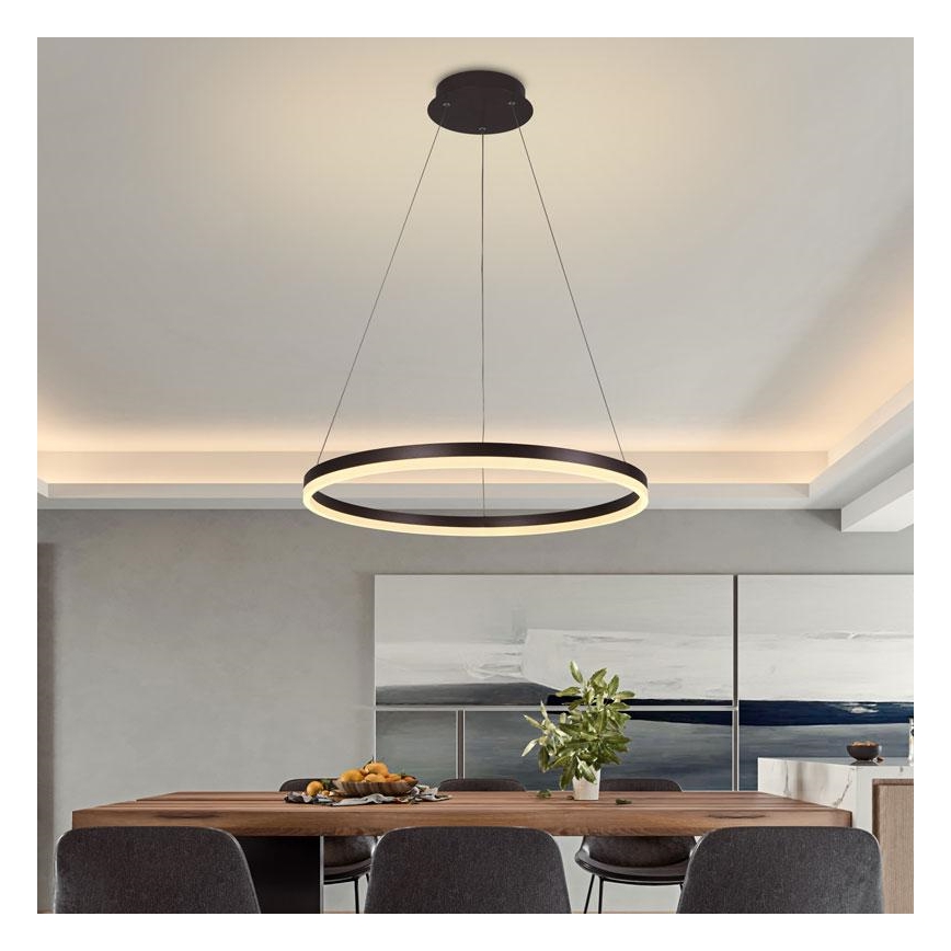 LED pendel dæmpbar LED/42W/230V 3000-6500K diameter 60 cm + fjernbetjening