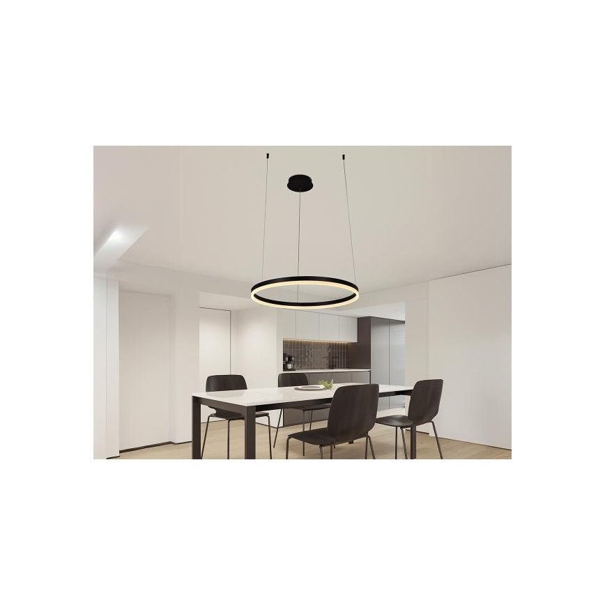 LED pendel dæmpbar LED/42W/230V 3000-6500K diameter 60 cm + fjernbetjening