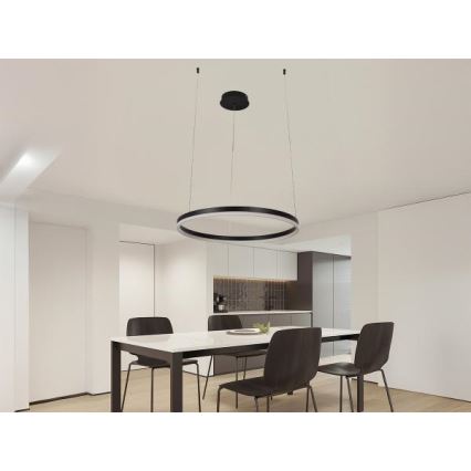LED pendel dæmpbar LED/42W/230V 3000-6500K diameter 60 cm + fjernbetjening