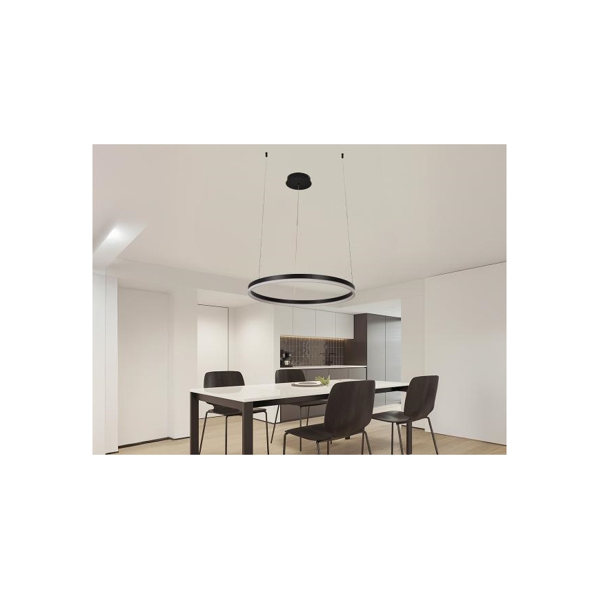LED pendel dæmpbar LED/42W/230V 3000-6500K diameter 60 cm + fjernbetjening