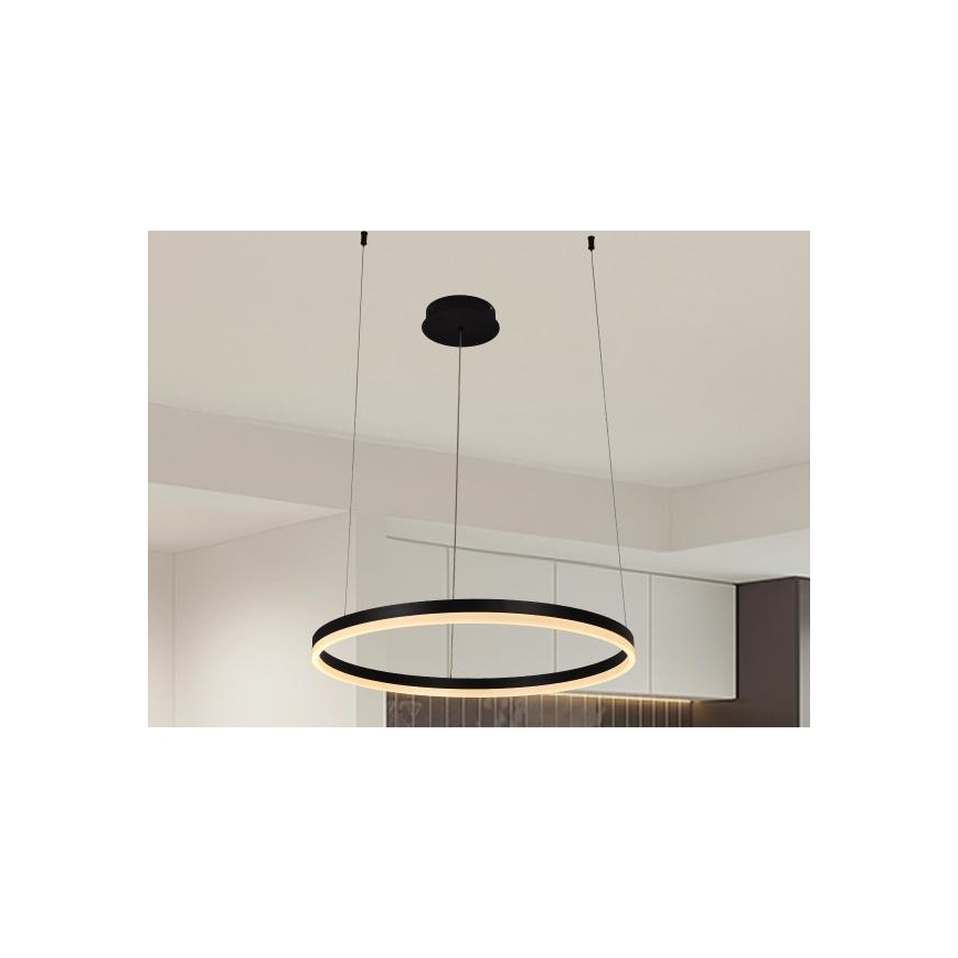 LED pendel dæmpbar LED/42W/230V 3000-6500K diameter 60 cm + fjernbetjening