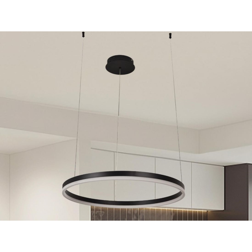 LED pendel dæmpbar LED/42W/230V 3000-6500K diameter 60 cm + fjernbetjening