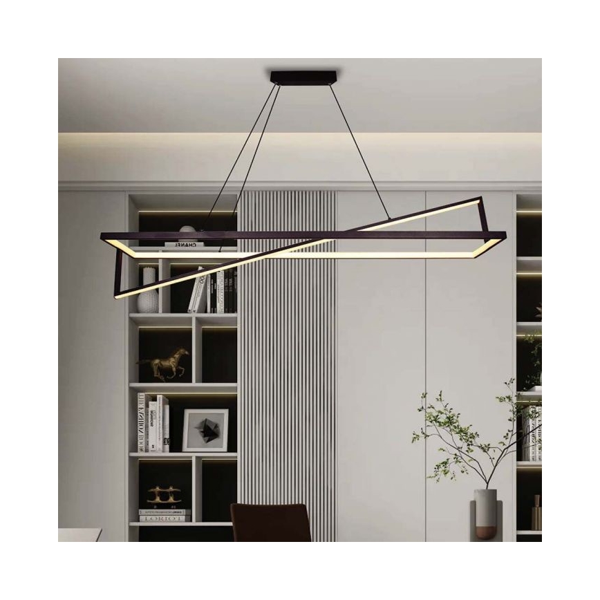 LED pendel dæmpbar LED/45W/230V 3000K 114 cm sort