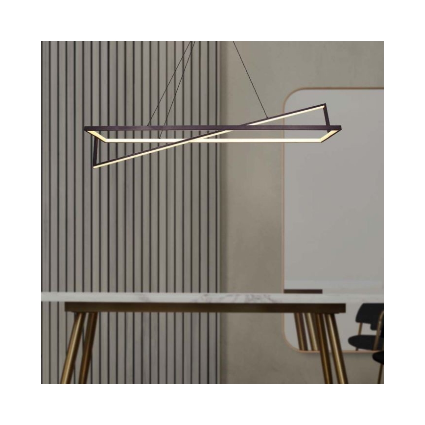 LED pendel dæmpbar LED/45W/230V 3000K 114 cm sort