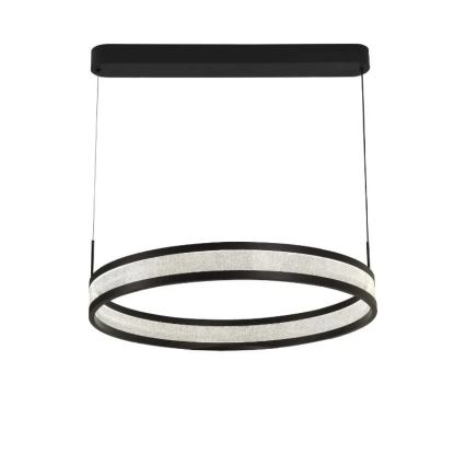 LED pendel dæmpbar LED/45W/230V 3000-6500K diameter 60 cm sort + fjernbetjening