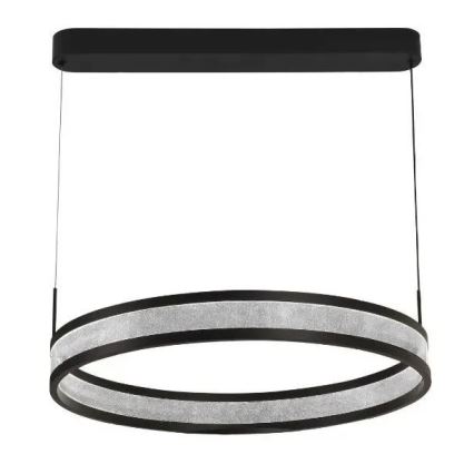 LED pendel dæmpbar LED/45W/230V 3000-6500K diameter 60 cm sort + fjernbetjening