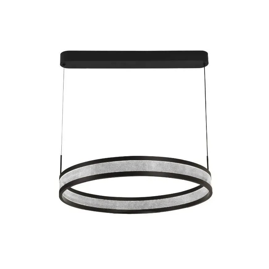 LED pendel dæmpbar LED/45W/230V 3000-6500K diameter 60 cm sort + fjernbetjening