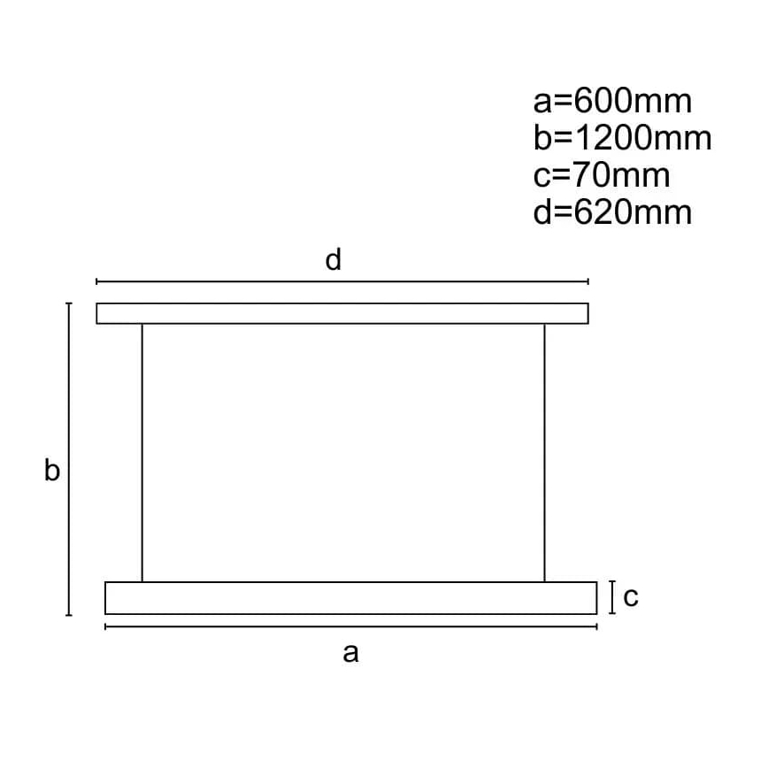 LED pendel dæmpbar LED/45W/230V 3000-6500K diameter 60 cm sort + fjernbetjening