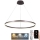 LED pendel dæmpbar LED/55W/230V 3000-6500K diameter 80 cm + fjernbetjening