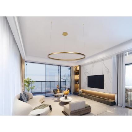 LED pendel dæmpbar LED/55W/230V 3000-6500K + fjernbetjening