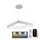 LED pendel dæmpbar LED/55W/230V 3000-6500K hvid + fjernbetjening