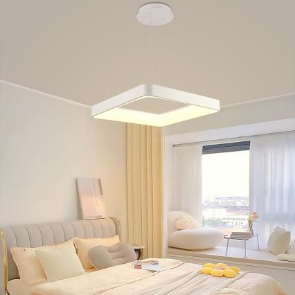 LED pendel dæmpbar LED/55W/230V 3000-6500K hvid + fjernbetjening