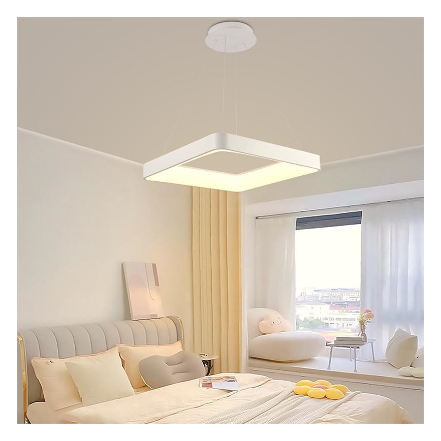 LED pendel dæmpbar LED/55W/230V 3000-6500K hvid + fjernbetjening