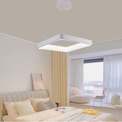 LED pendel dæmpbar LED/55W/230V 3000-6500K hvid + fjernbetjening