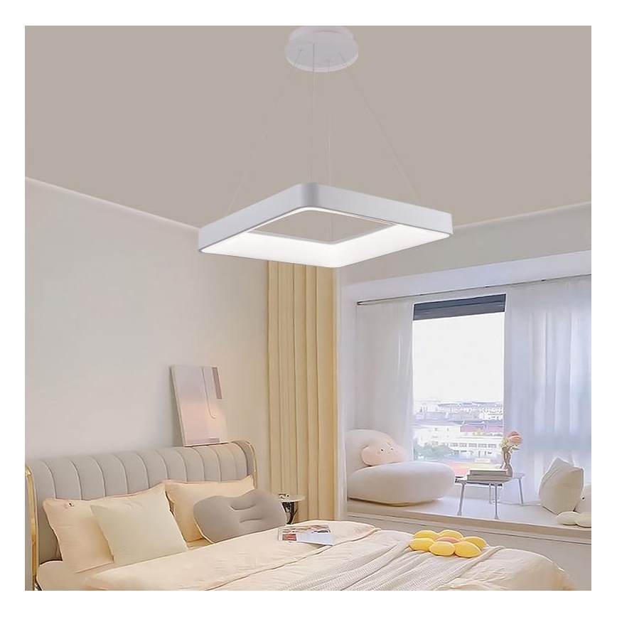 LED pendel dæmpbar LED/55W/230V 3000-6500K hvid + fjernbetjening