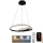 LED pendel dæmpbar LED/65W/230V 3000-6500K diameter 56 cm + fjernbetjening